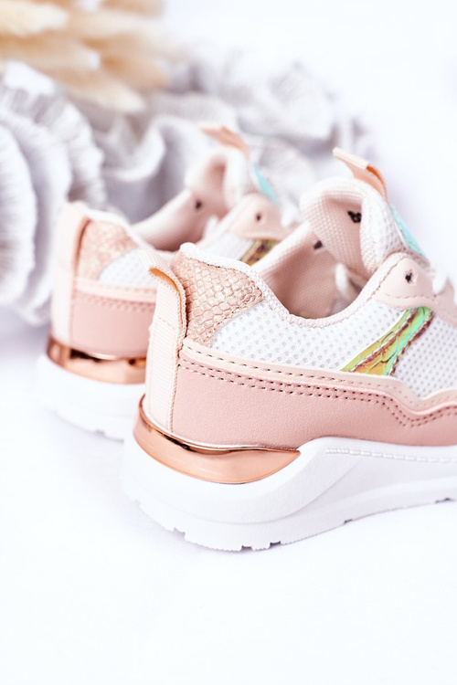 Detské športové topánky tenisky ružové herný čas