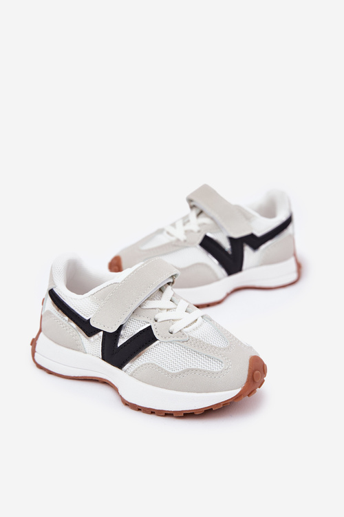 Dětské tenisky na suchý zip šedé Tezzu