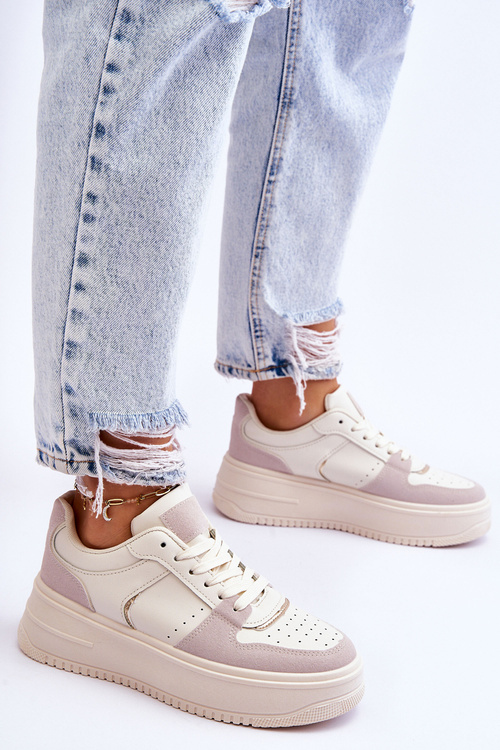 Dámske športové topánky na vysokej platforme ľahké Bexley