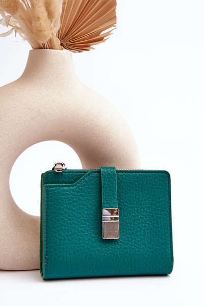 Dámská peněženka z ekokůže zelená Lazara