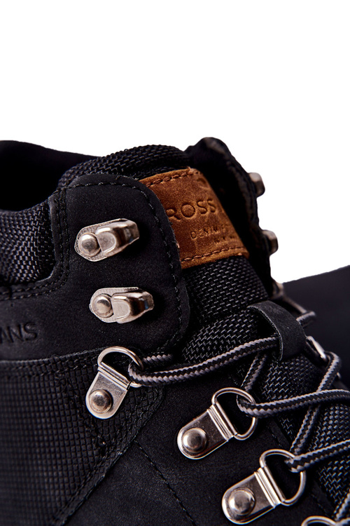 Pánske krížové džínsy EE1R4028C Black Trekking topánky