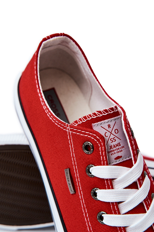 Pánské klasické tenisky Cross Jeans JJ1R4002C červená