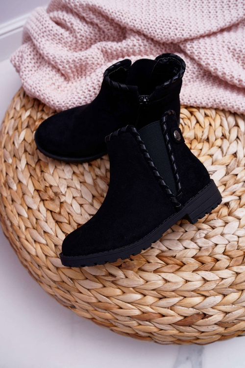 Čierne topánky na päte Sicarro