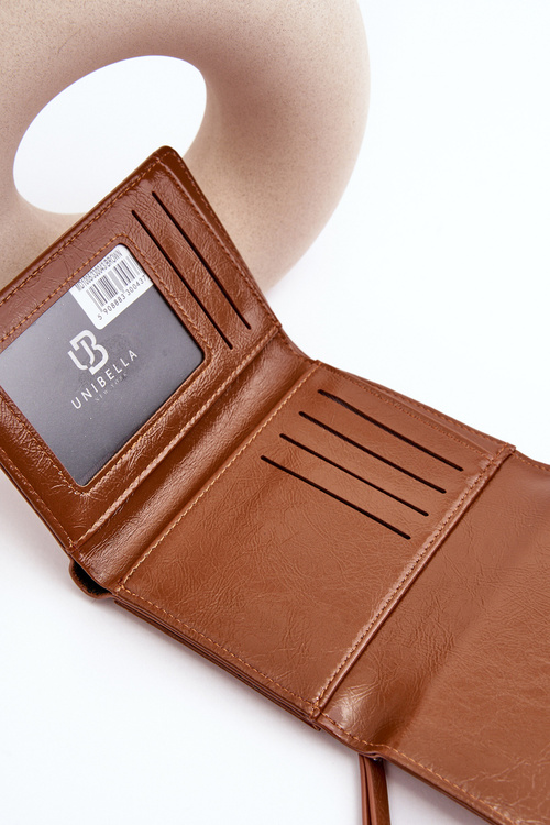 Dámská peněženka z ekokože hnědá Joanela