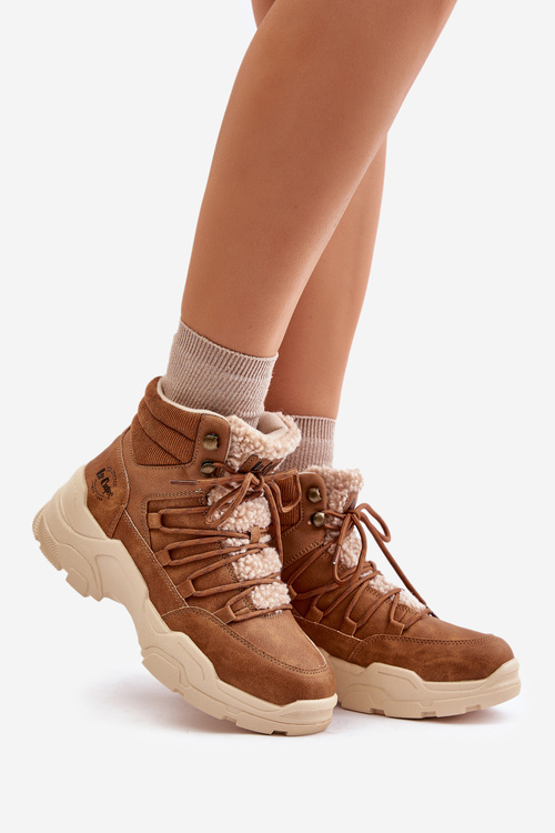 Zateplené Dámské Trekové Boty Lee Cooper LCJ-24-03-3061L Hnědé