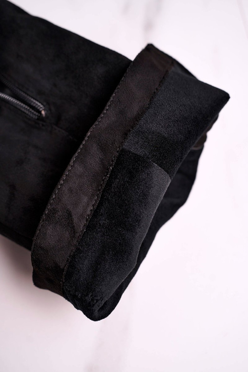 Dámské kozačky na podpatku semisove Sergio Leone černé KZ273