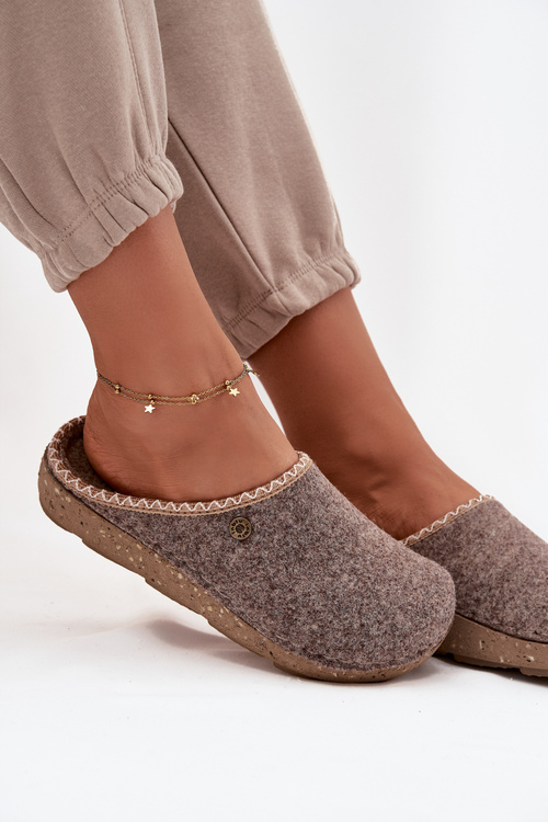 Domáce Obutie Ženské Papuče Inblu ED000031 Béžové