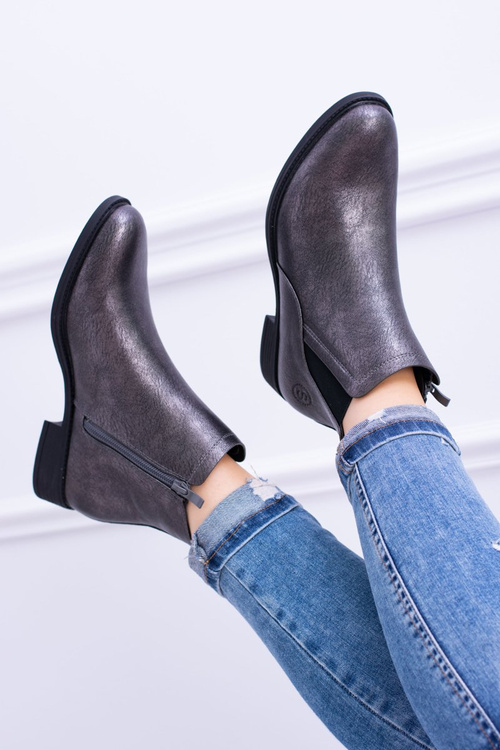 Sergio leone tmavo šedé topánky plochá päta Vuko