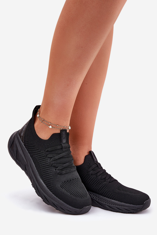 Nazouvací lehké sportovní boty dámské Big Star RR274A132 HI-POLY SYSTEM černé