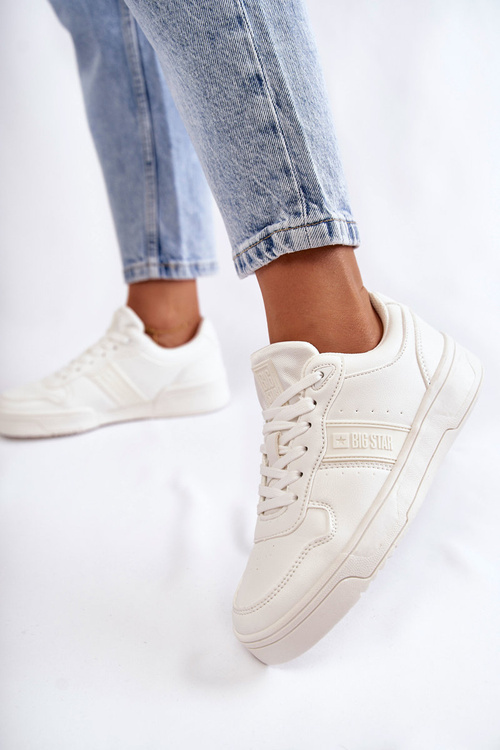 Memory Foam System Big Star nízké sportovní boty KK274259 Bílé