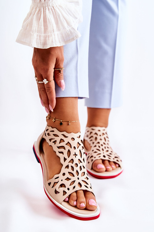 Alima Light Openwork Chysté sandále