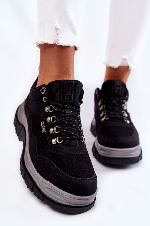 Dámské trekové boty Memory Foam Big Star KK274364 Černá