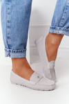 Ženský semišový Moccasins S.Barski Gray