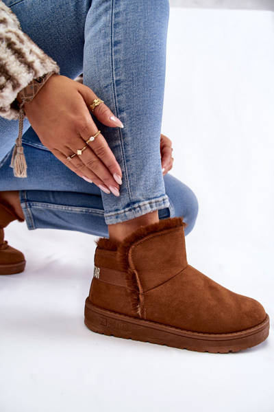 Dámské boty do sněhu Big Star KK274620 Hnědé