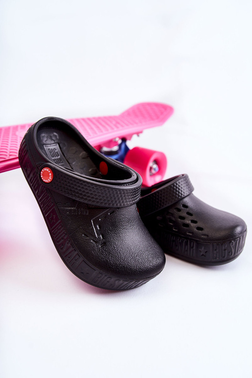 Dětské lehké pantofle Kroks Big Star II375001 Černá