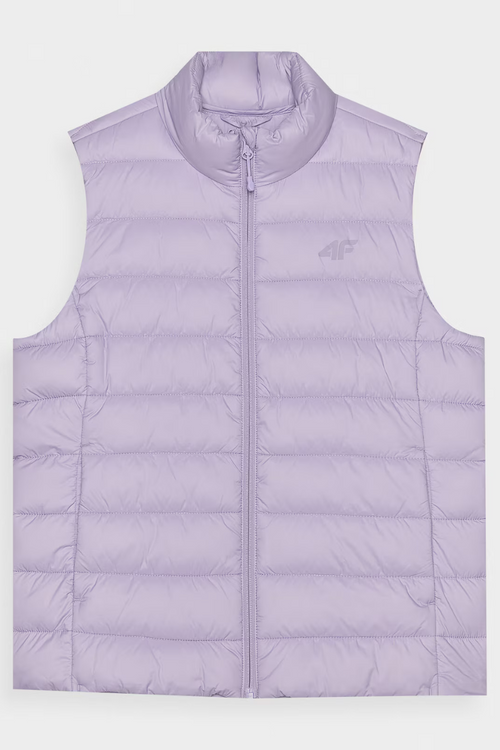 Dámsky Bezrukávnik S Nákrčníkom 4F Fialový 4FWAW24TVJAF139-52S