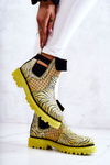 Kožené topánky Maciejka 05324-07 žltá