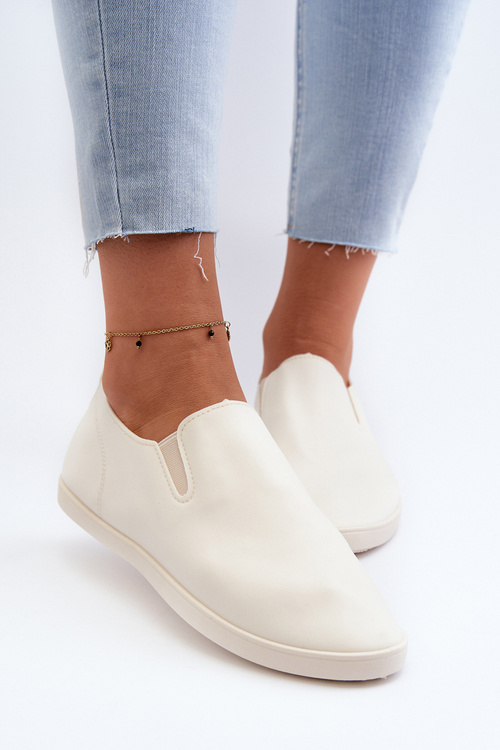 Dámské tenisky Trampky Slip-On Beige Lovinia