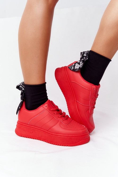 Dámská Sportovní Obuv Na Platformě červené This Is Me