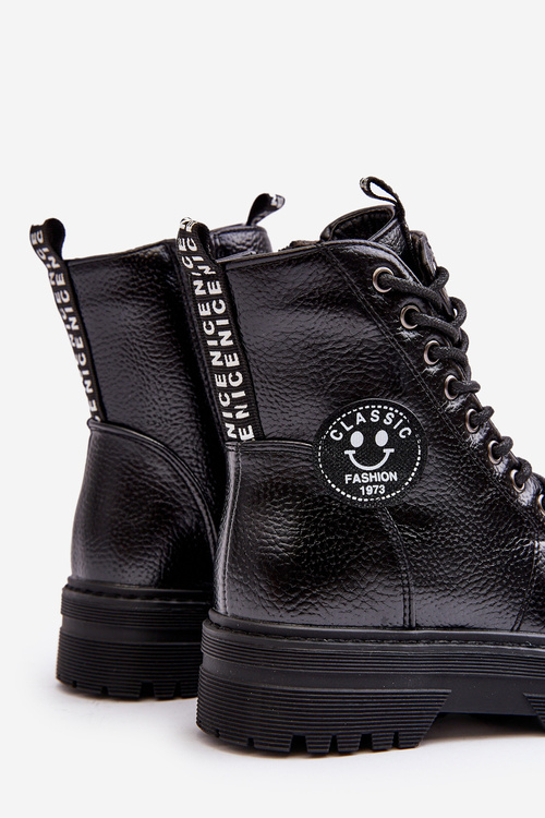 Izolované topánky pre deti Black Conley