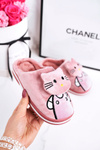 Izolované flip flops pre deti Papci Pink Kitty