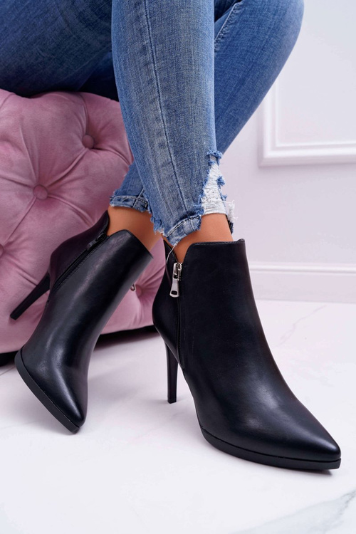 Dámské Kotníkové Boty Na Podpatku Sergio Leone BT502