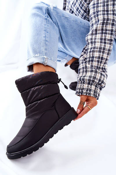 Vysoký sklz -v snehových topánkach Čierna kathy