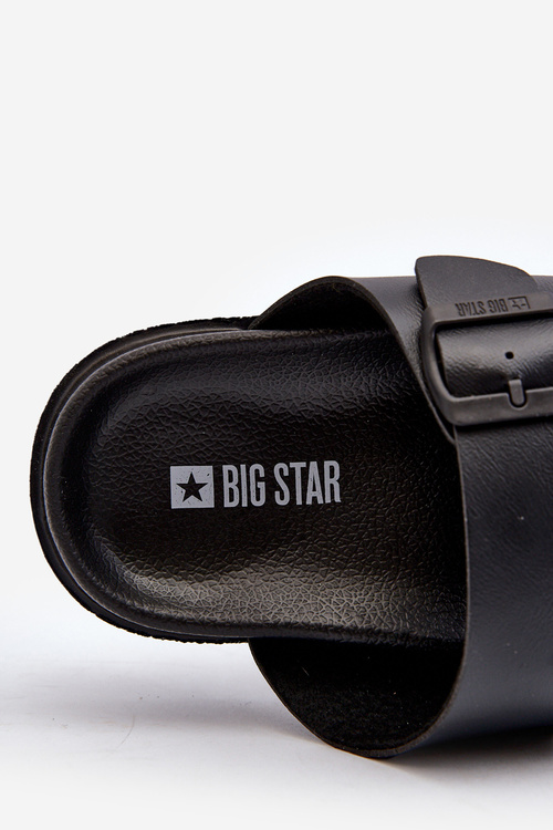 Lehké pánské sandály s přezkami Big Star NN174597 Černé
