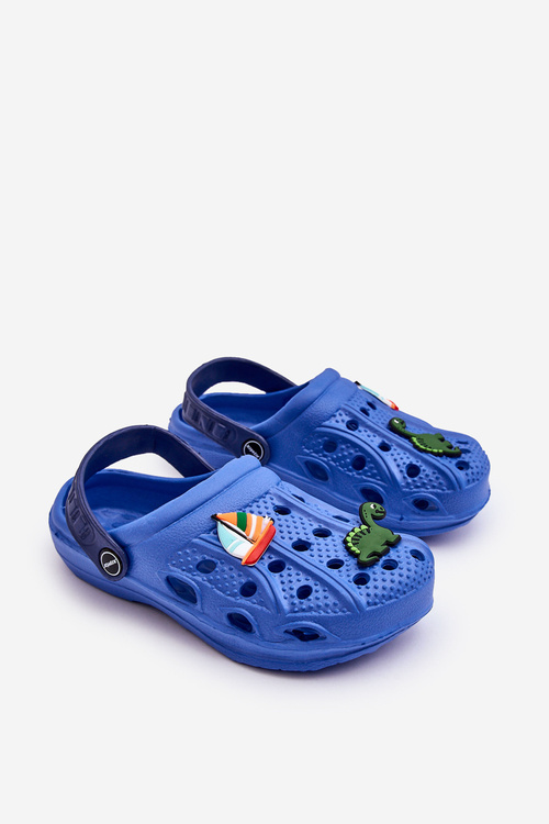 Dětské pěnové lehké sandály Crocs Modre Sweets