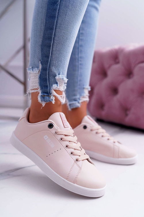 Dámske tenisky s veľkou hviezdou Pink DD274216