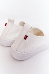 Dětské Nazouvací Tenisky Slip-On Big Star HH374105 Bílé