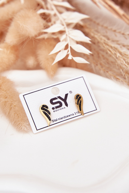 Dámske zlaté flyzové náušnice