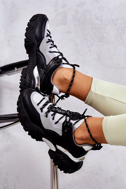 Dámská sportovní obuv Memory Foam System Big Star KK274053 Černo-šedá