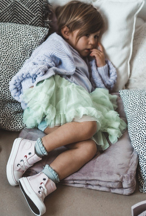 Dětské Tenisky Vysoké Se Zipem BIG STAR HH374191 Růžové