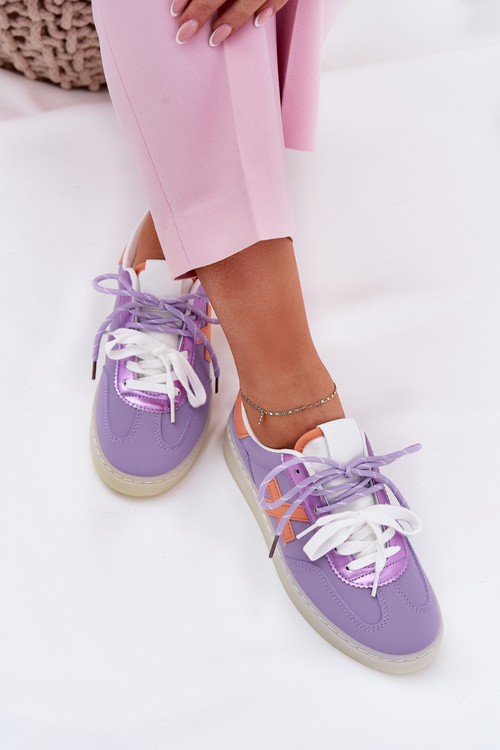 Nízké Dámské Sportovní Boty Fialové Zelevelis