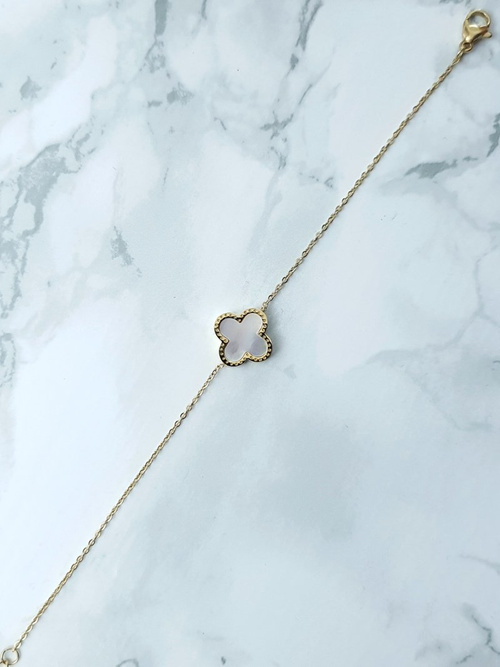 Dámsky náramok na reťazovom kvete zlatá Selene