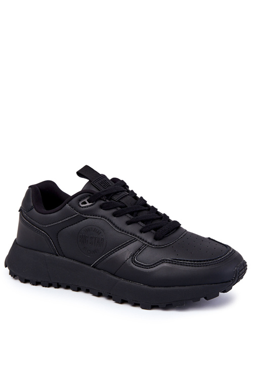 Pánská klasická sportovní obuv Memory Foam Big Star KK174232 Černe
