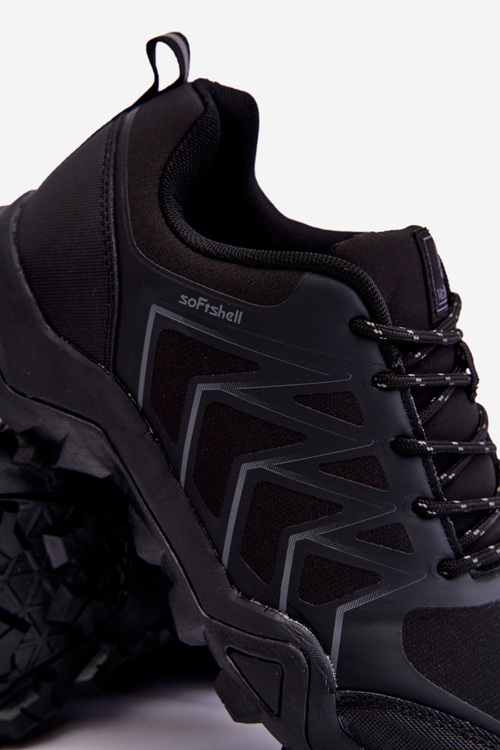 Pánska trekkingová softshell trekking topánky čierny Jack