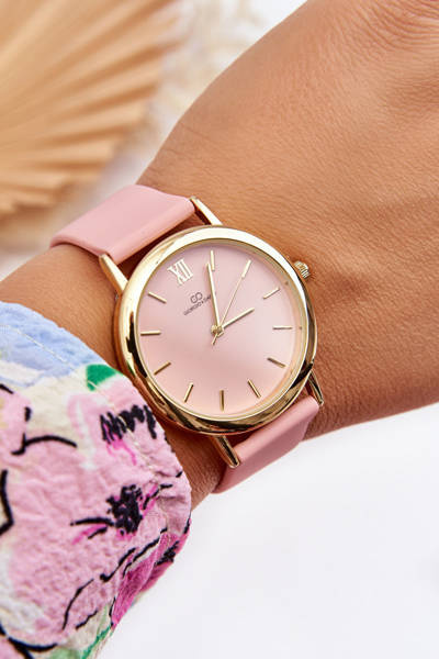 Dámske gumové hodinky Giorgio a Dario Pink