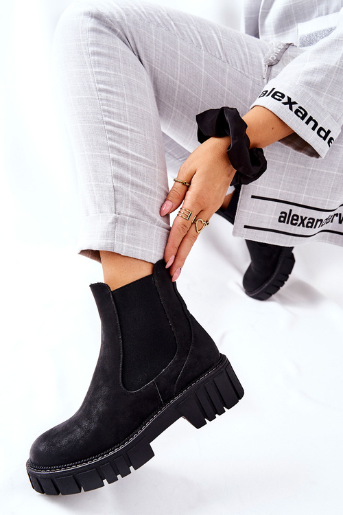 Boty Worker Sergio Leone TR761 černé