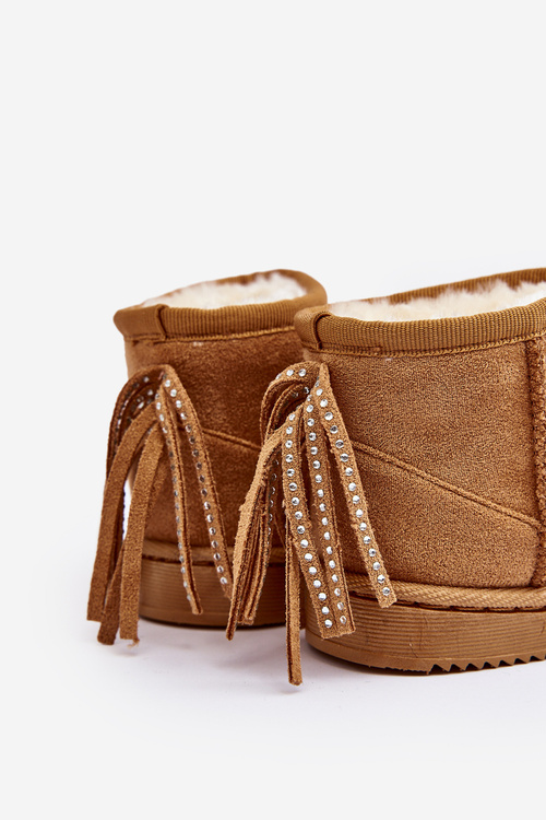 Dětské izolované Botky Sněžáky se šňůrkami Camel Mikyla