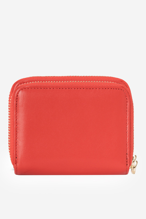 Dámska peňaženka z prírodnej kože malá Nobo NPUR-LR0021-C005 červená