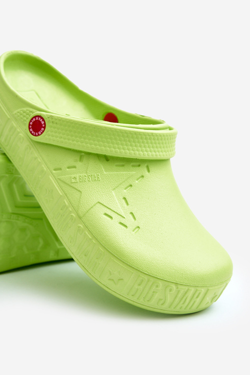 Mužské lehké žabky krokse Big Star II175005 zelené