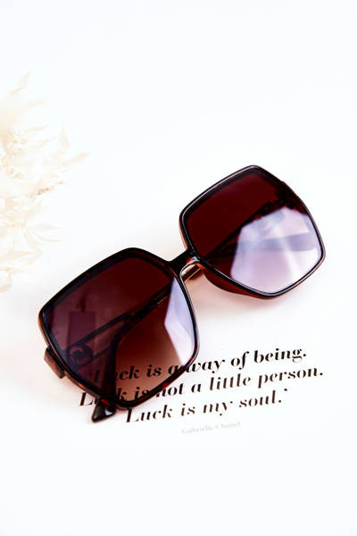 Klasické dámské sluneční brýle Mramorovaná M2352 Hnědá