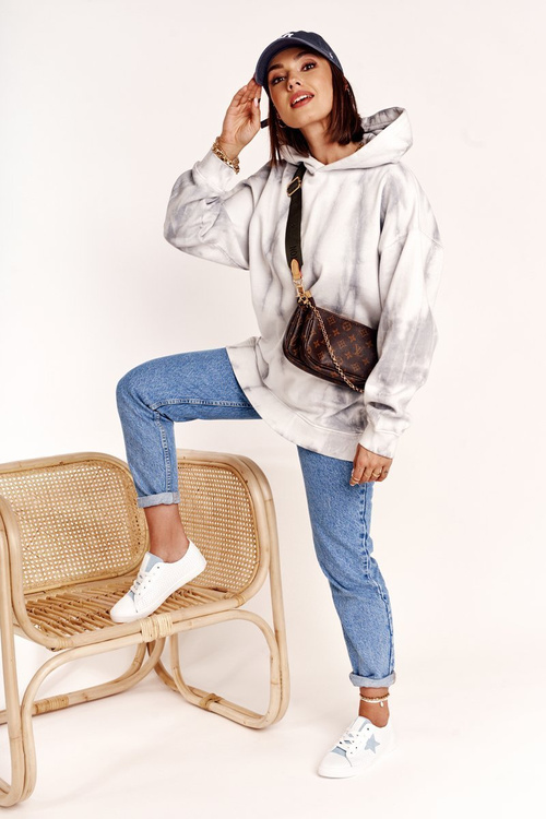 Dámské Kožené Tenisky S Hvězdou BIG STAR DD274692 Bílo-Modré