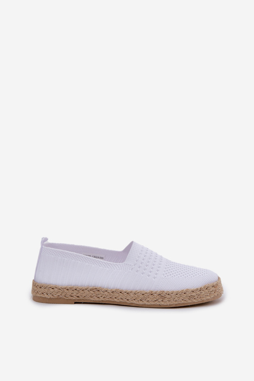 Dámske Espadrilky S Pletením Vinceza 13624 Biele