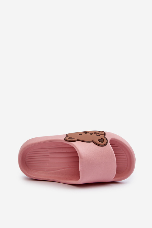 Lehké Pěnové crocs S Medvídkem Růžove Todi