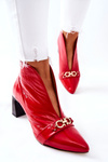 Kožené topánky na Post Maciejka Red 05262-08