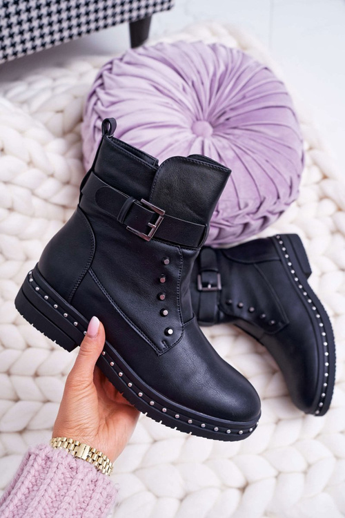 Dámské Kotníkové Boty zateplené kožešinou Piano