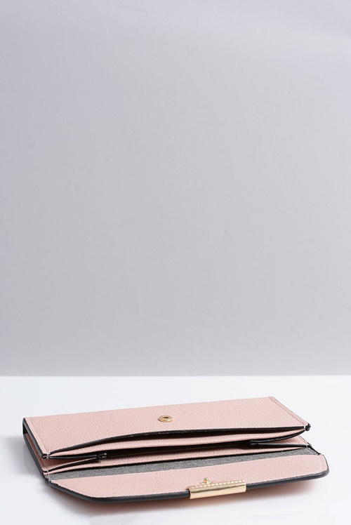 Štýlová veľká ružová dámska peňaženka